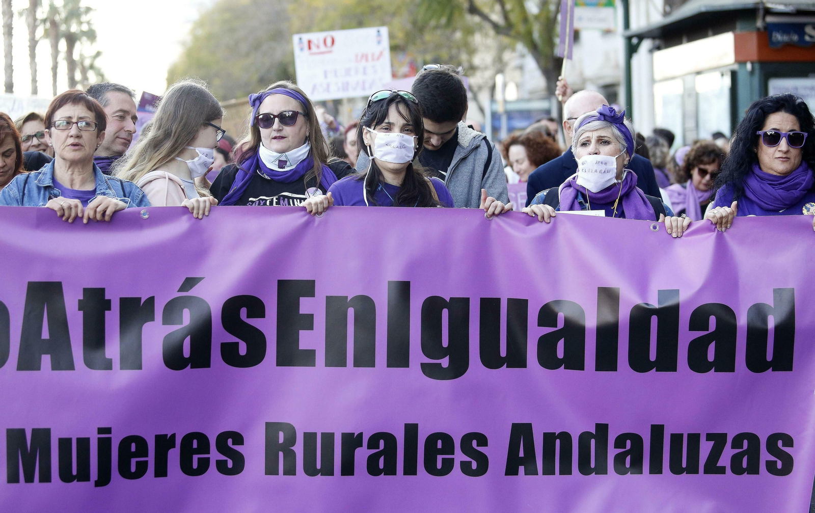 Las fotos de la manifestación del 8M en Málaga