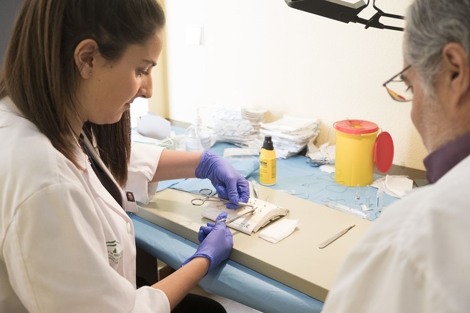 Una de las pruebas del examen.