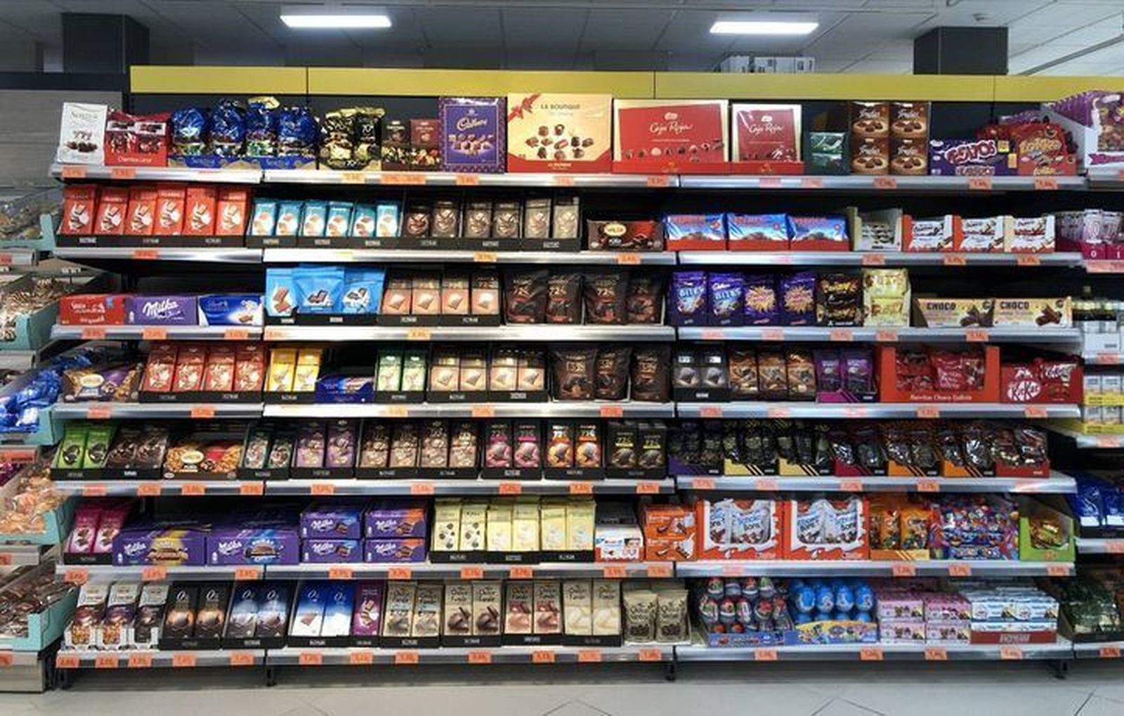 Variedad de chocolates que vende Mercadona