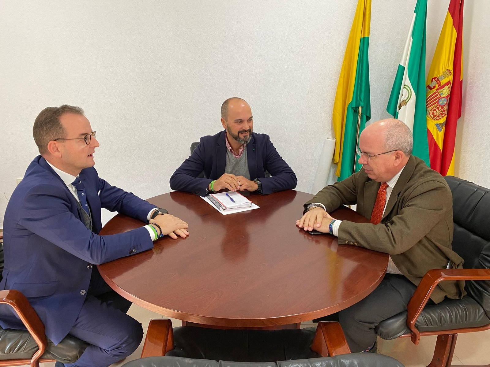 Francisco Arroyal, Miguel Alconchel y Javier Sánchez Rojas, este martes.
