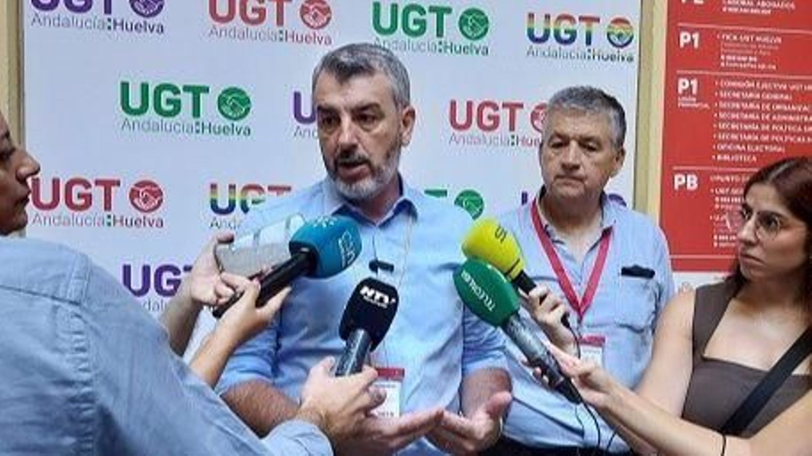 El secretario general de UGT Andalucía, Oskar Martín.