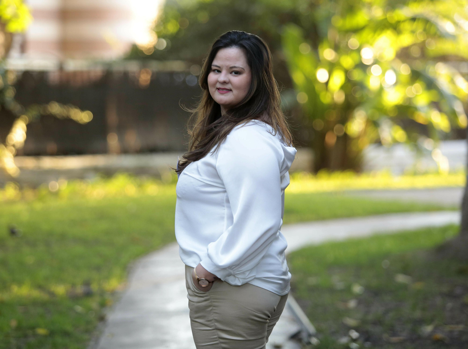 Vanesa Gutiérrez, una venezolana que reside en Palomares del Río.