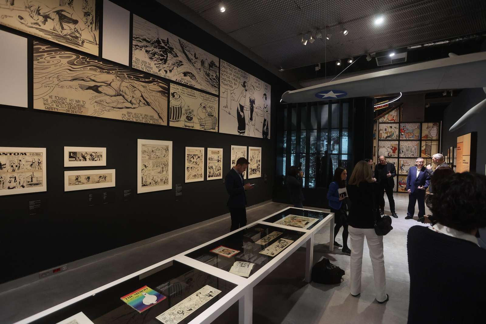 Exposición de comics en Caixa Forum