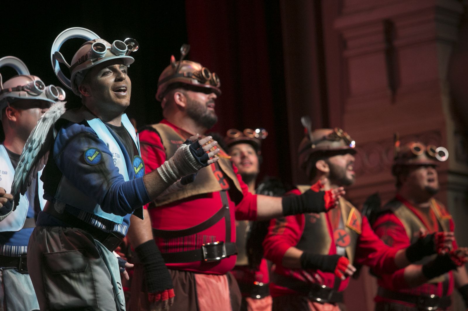 Comparsa 'Los cabezaloca', de Alcalá de Guadaíra (Sevilla)