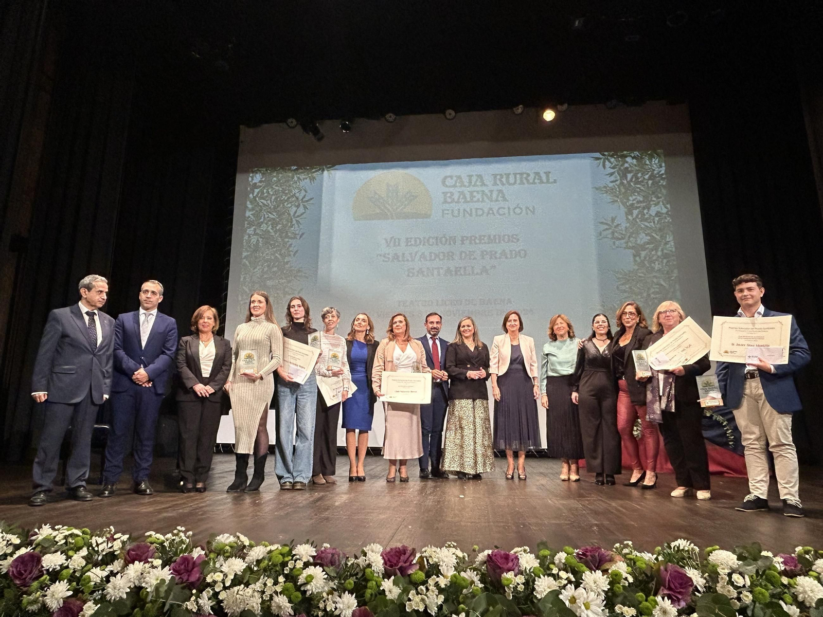Los galardonados con los premios Salvador de Prado Santaella Los galardonados con los premios Salvador de Prado Santaella