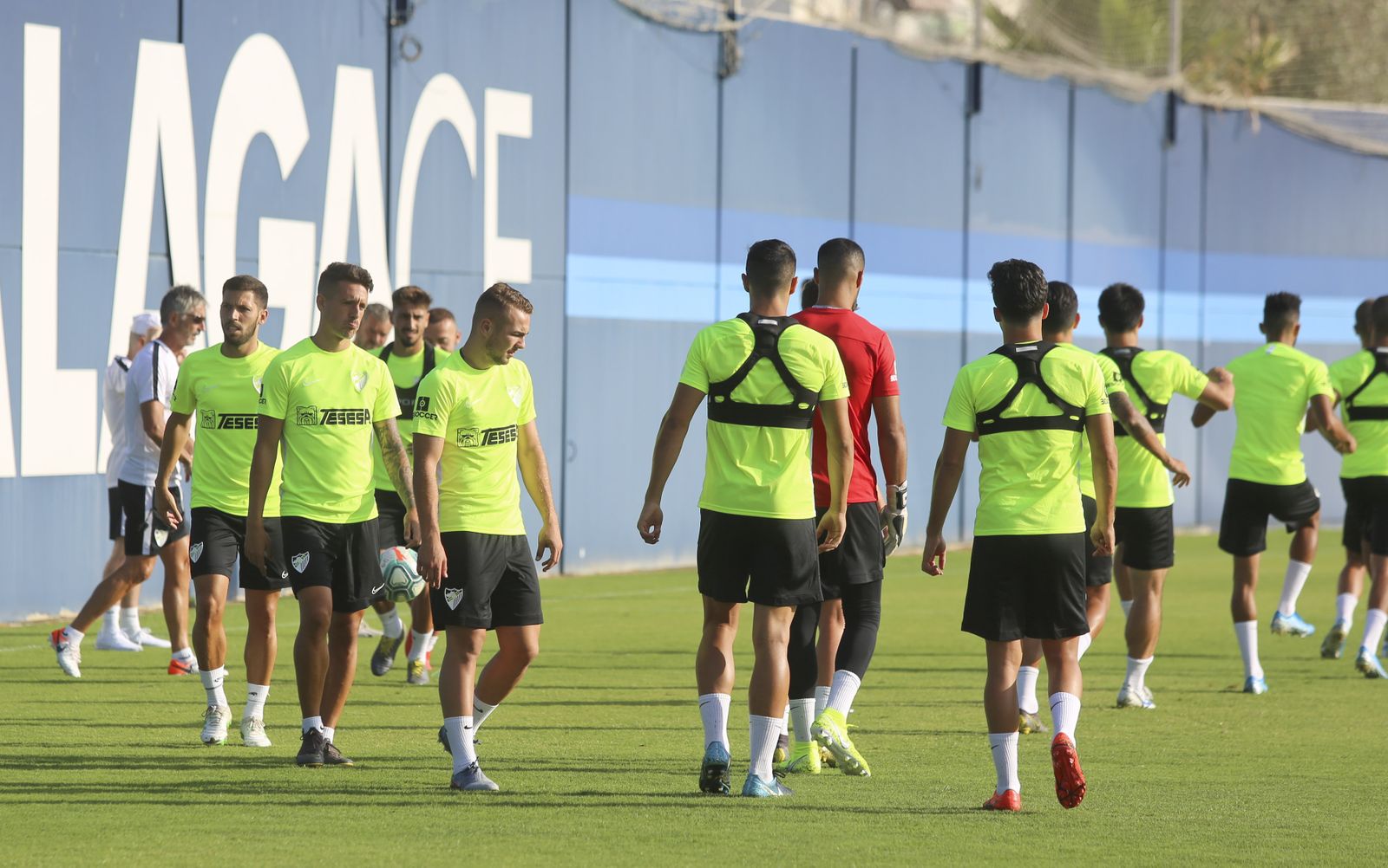 Las fotos del entrenamiento del Málaga en el Anexo de La Rosaleda