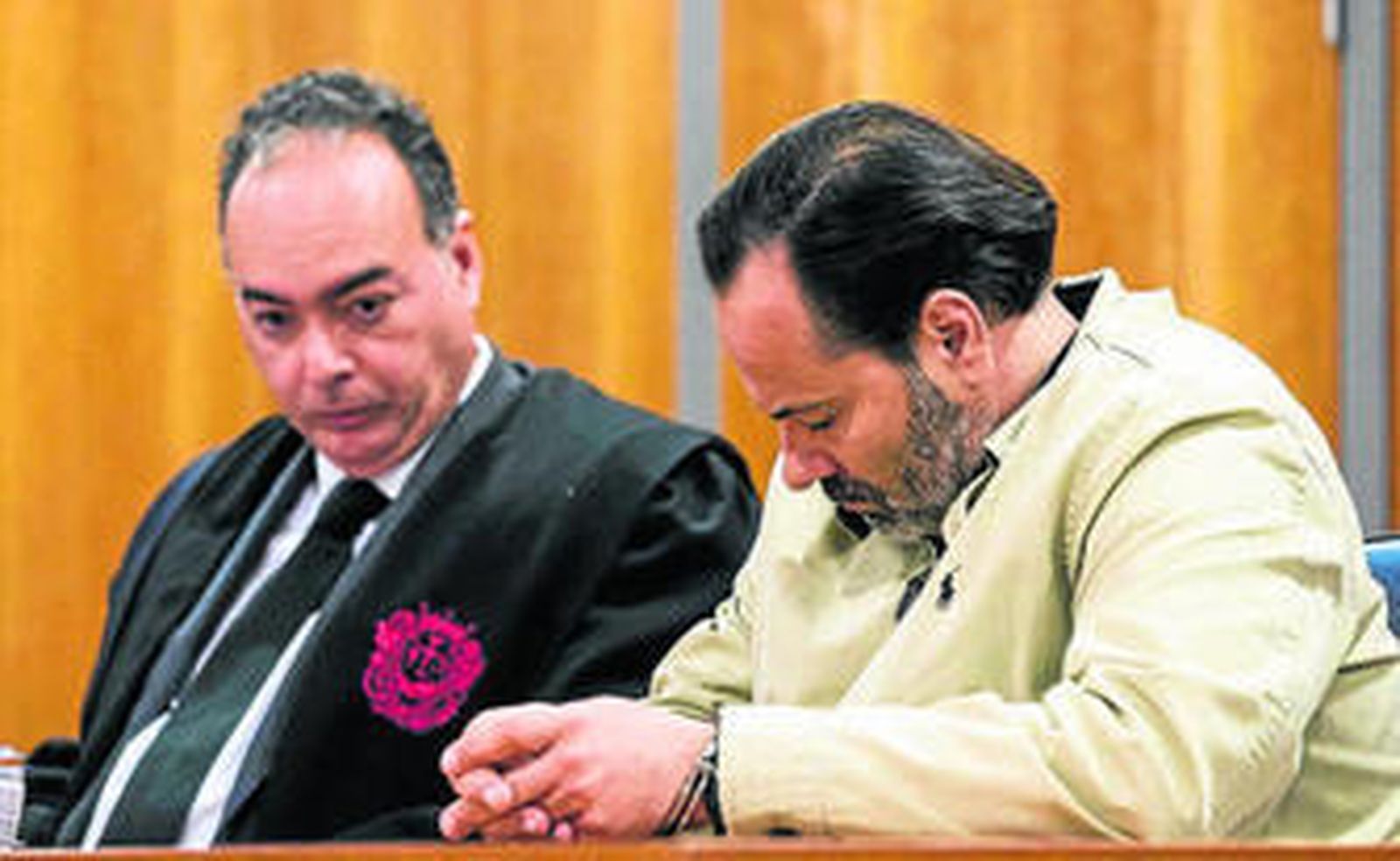 El acusado por la muerte de la que fue directora del Museo de Nerja, en el juicio.