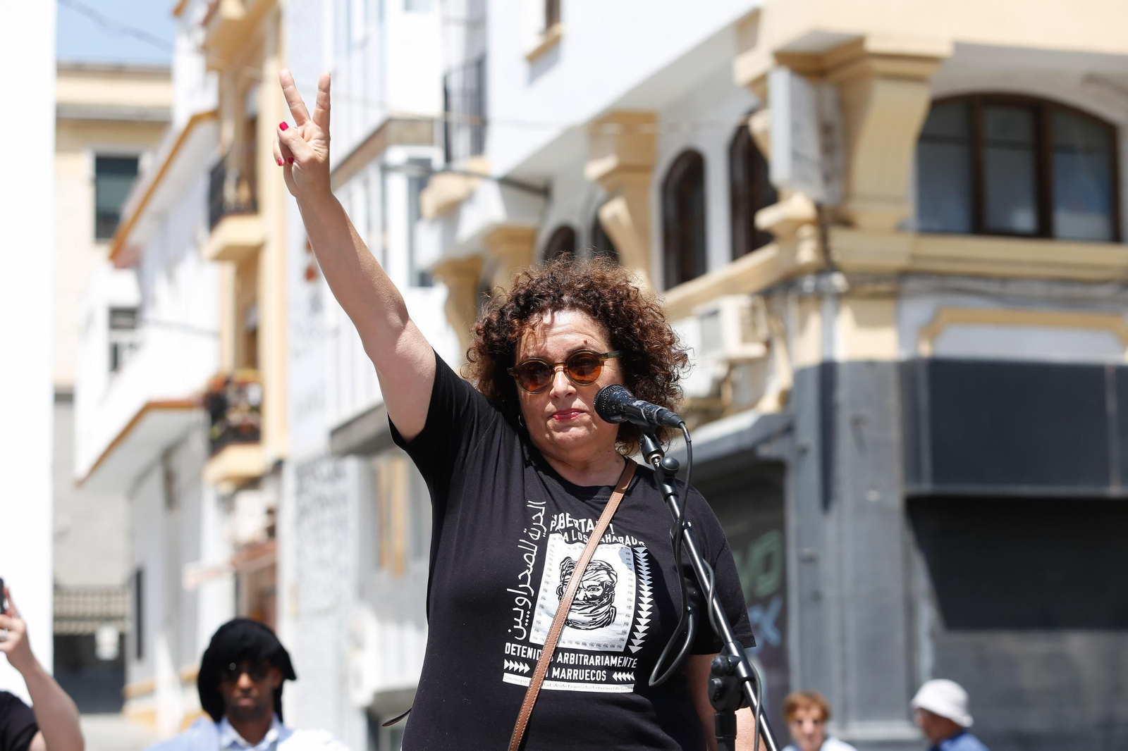 Las fotos de la concentración por los presos políticos saharauis en Algeciras