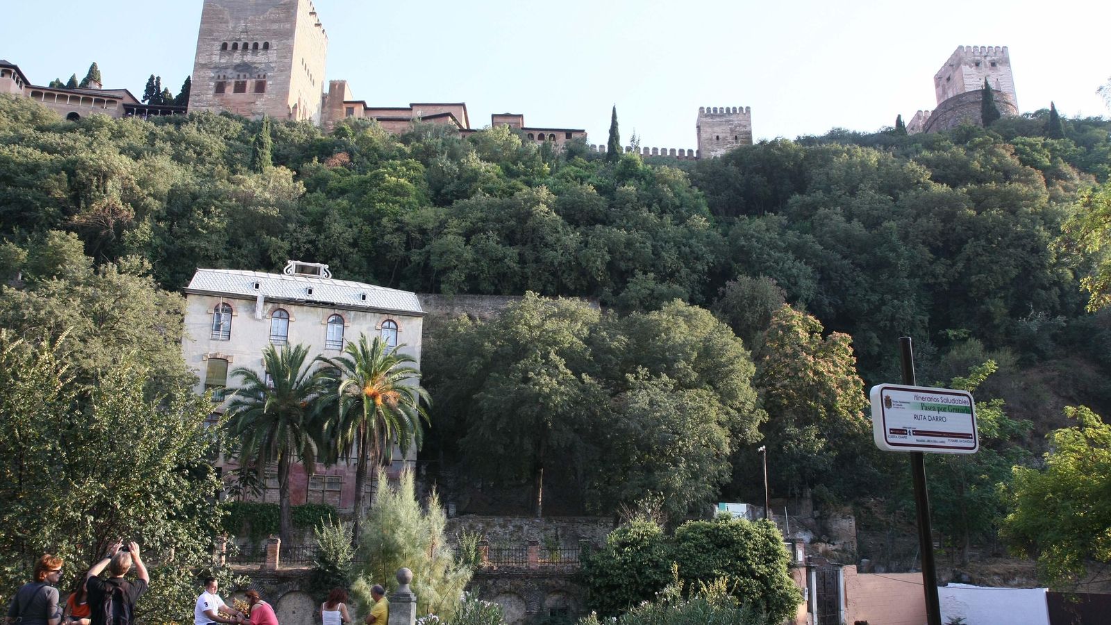 La Alhambra desde el Paseo de los Tristes