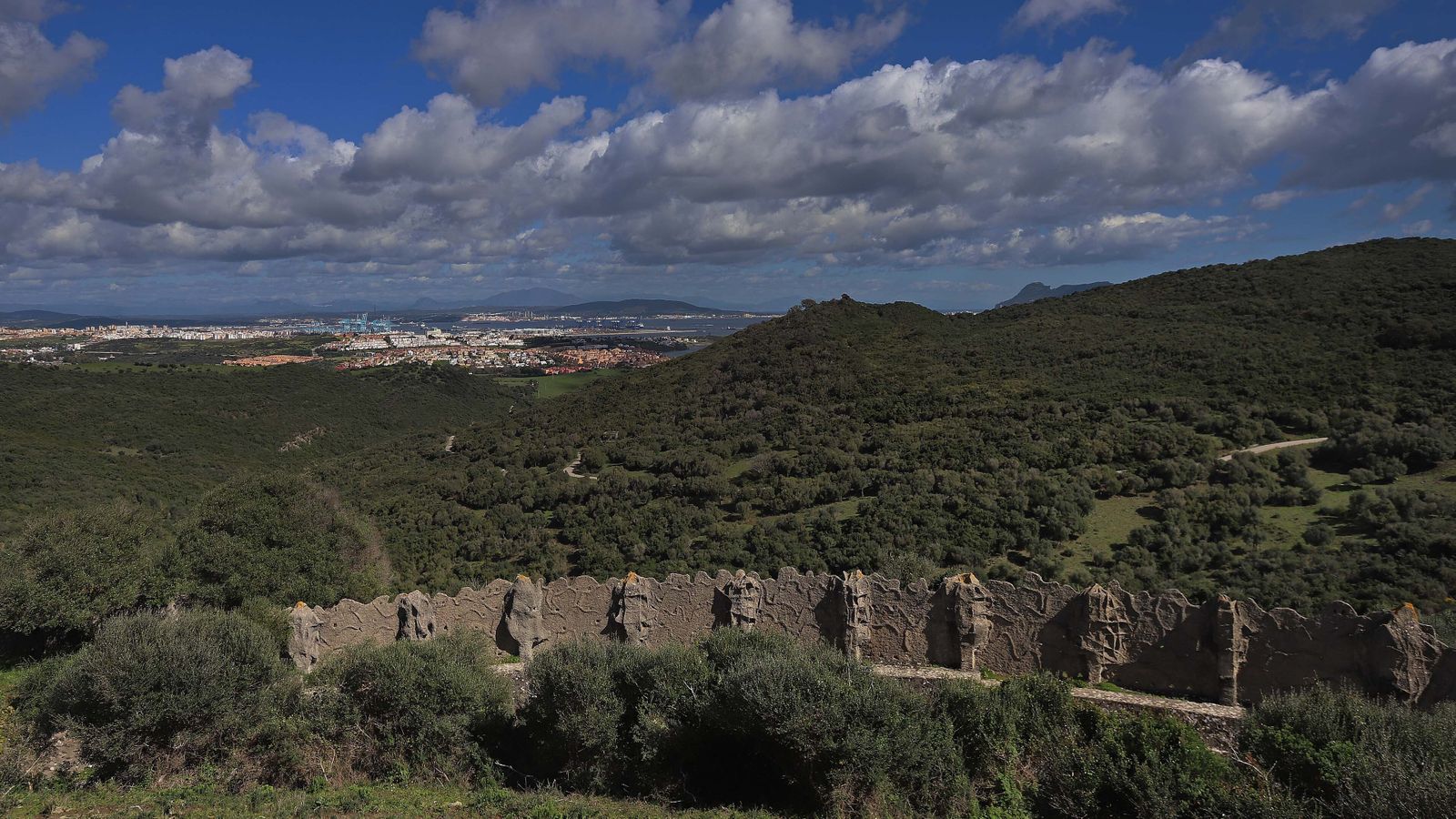 Carretera de Las Pantallas en Algeciras