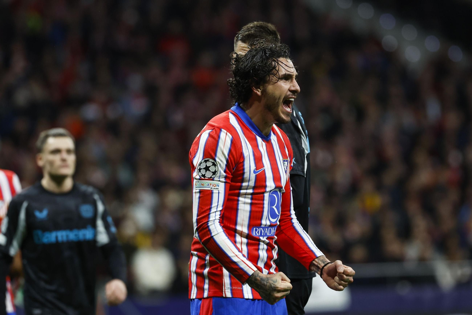 Las fotos del Atlético de Madrid - Bayer Leverkusen