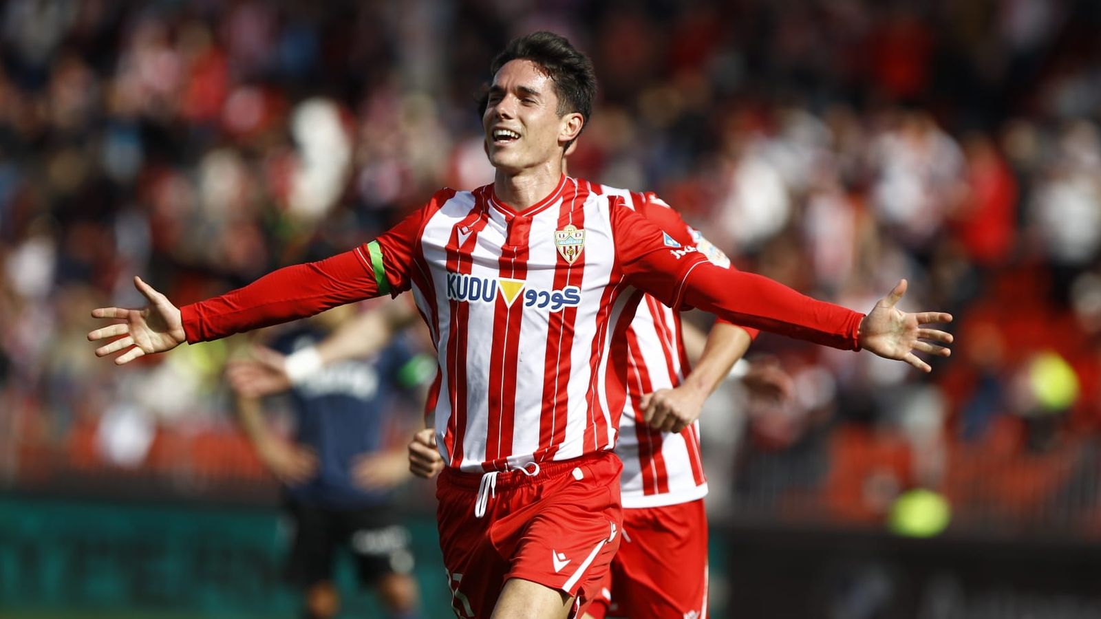 El madrileño festeja uno de los tantos de este curso.