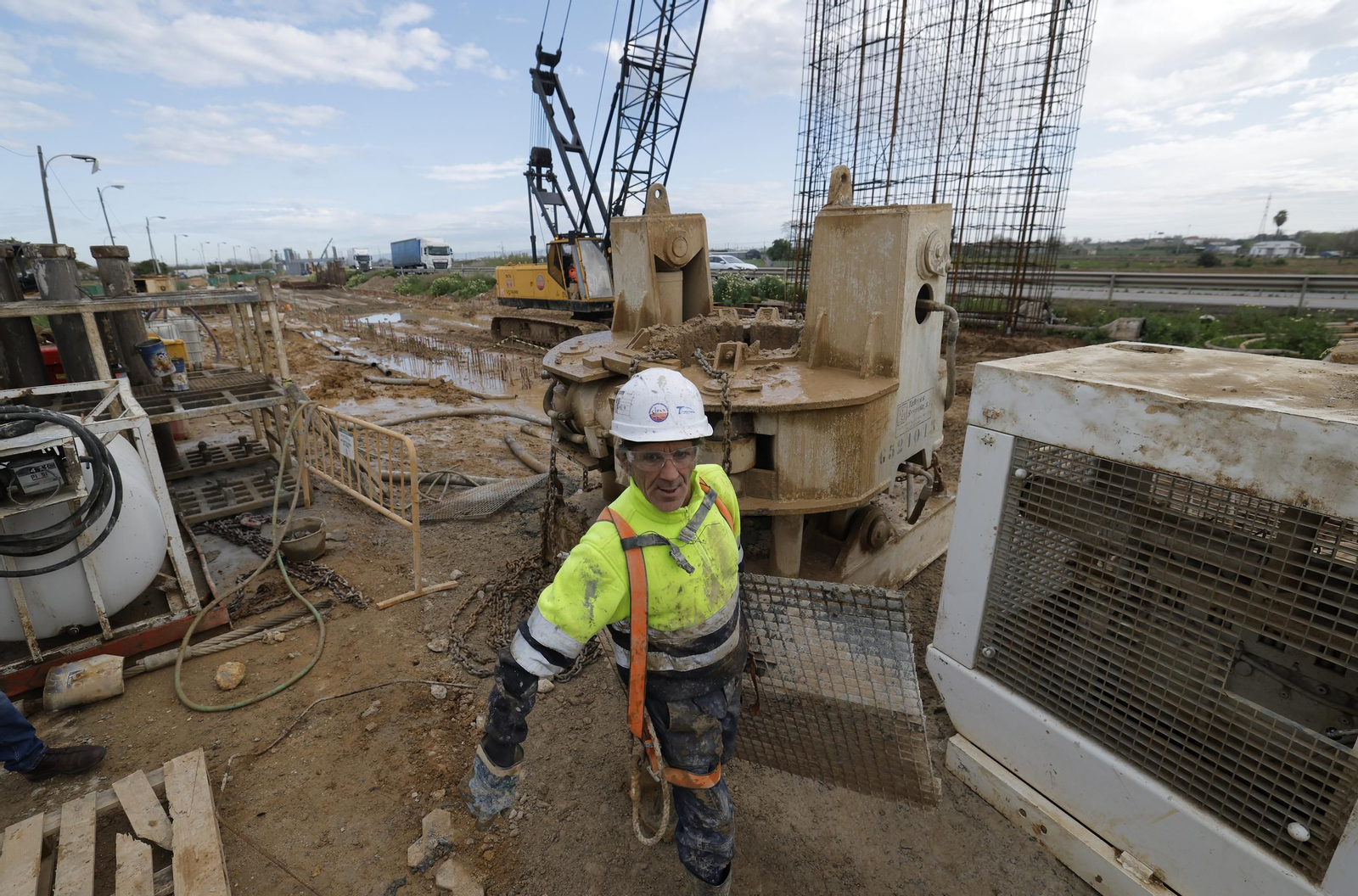 Los avances de la linea 3 del metro de Sevilla, en fotos