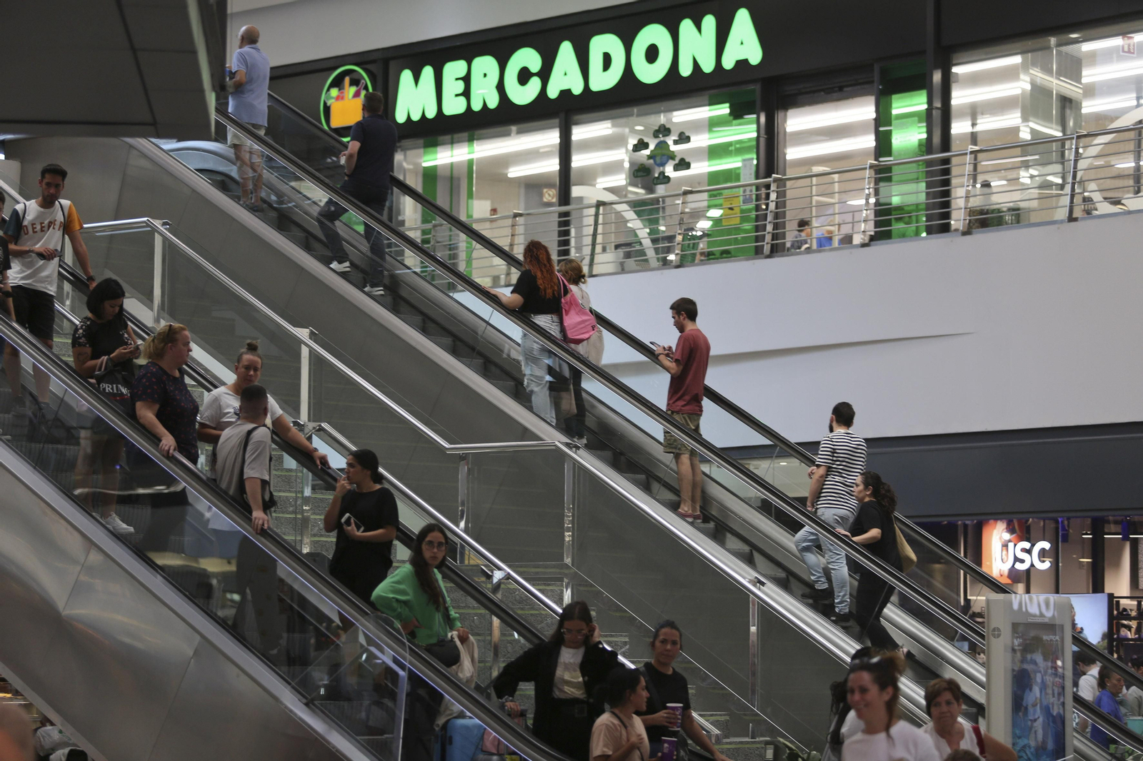 Mercadona en el centro comercial Vialia Málaga.