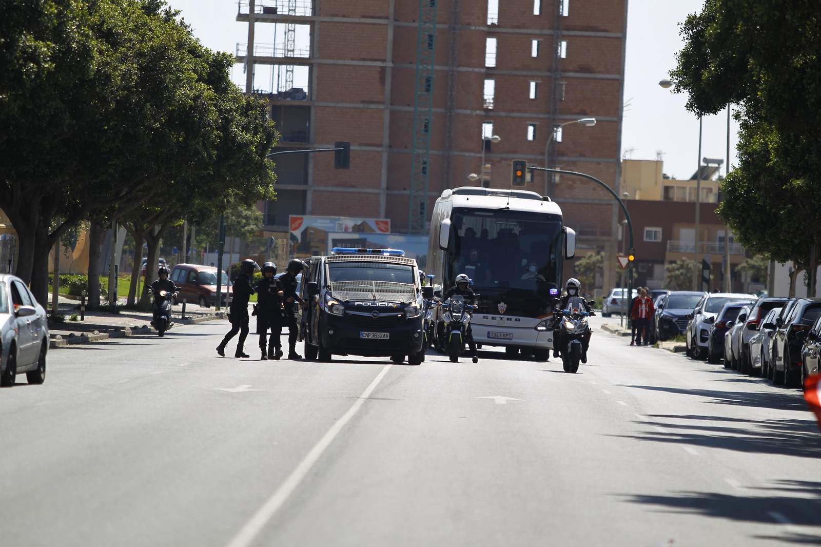 Imágenes del partido U.D. Almería-S.D. Amorebieta