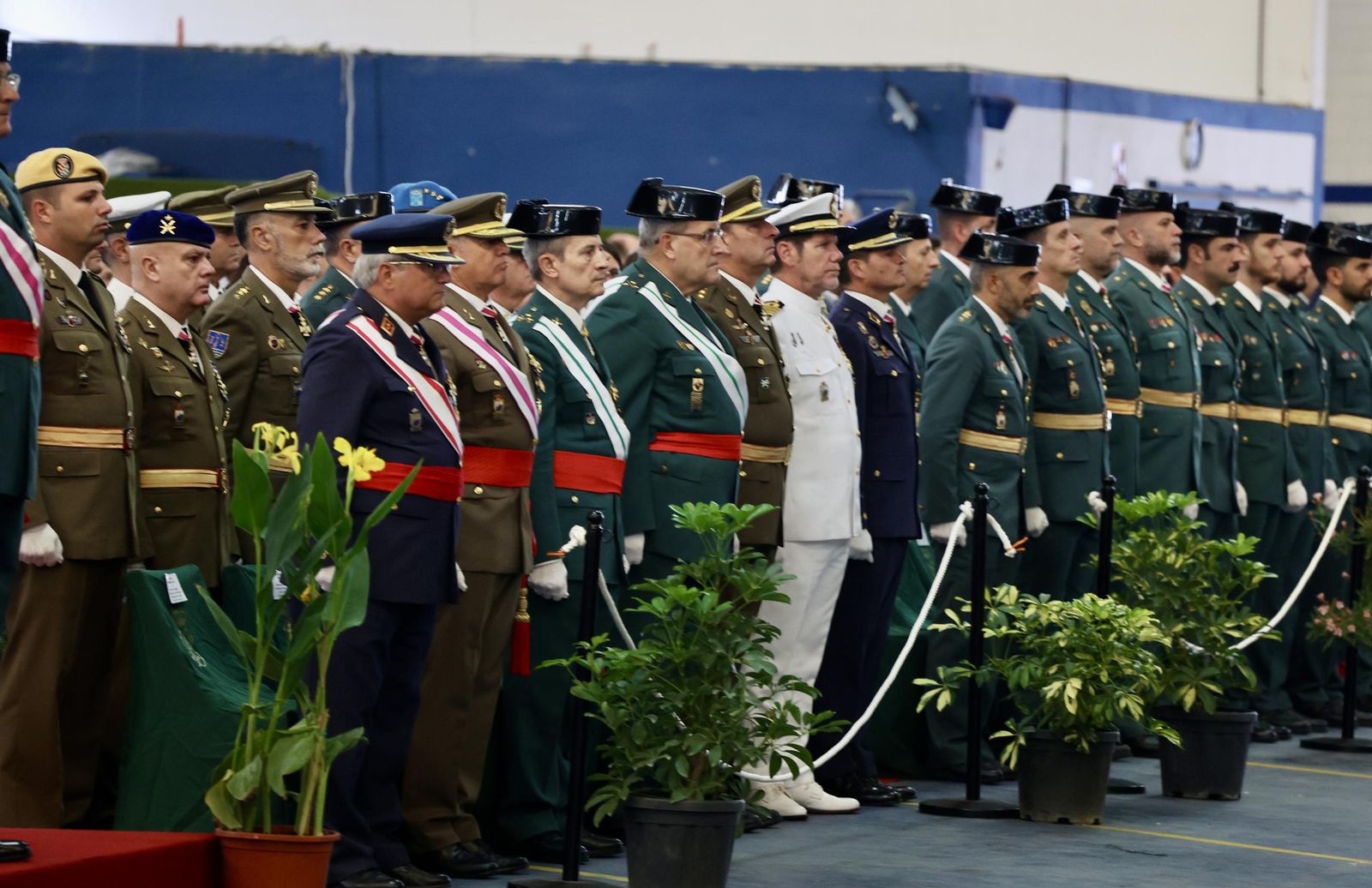 Celebración del día del Pilar en la Guardia Civil