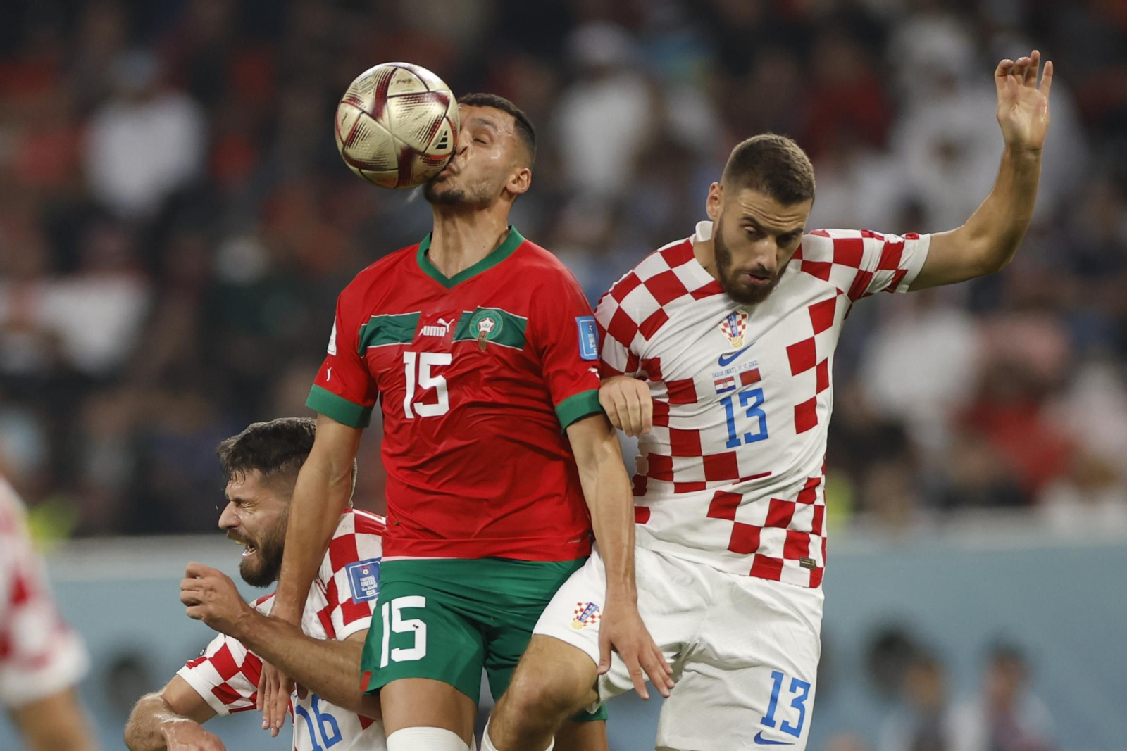 Las fotos del Croacia-Marruecos del Mundial de Qatar