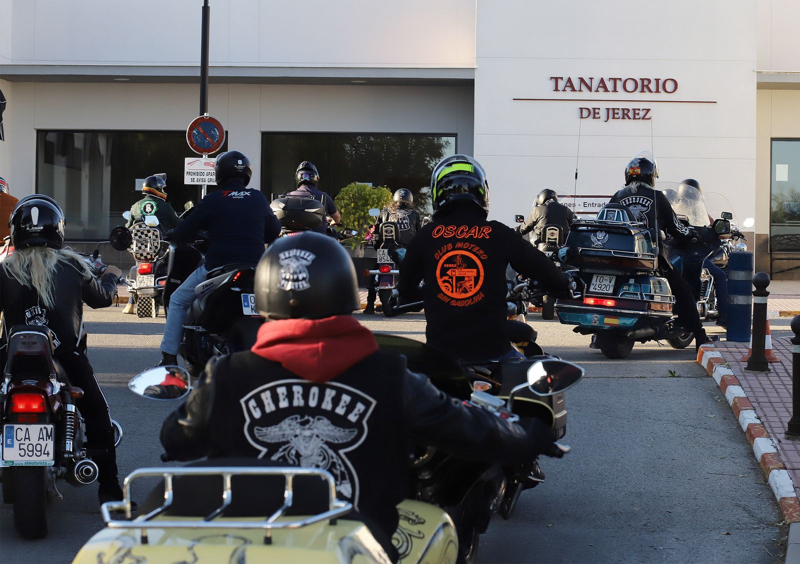 Caravana motera en homenaje a Carlos Ruiz