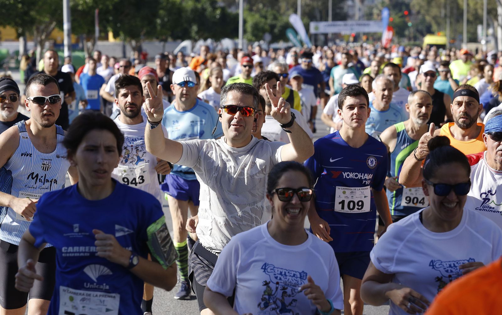 Las mejores fotografías de la Carrera de la Prensa de Málaga de 2019