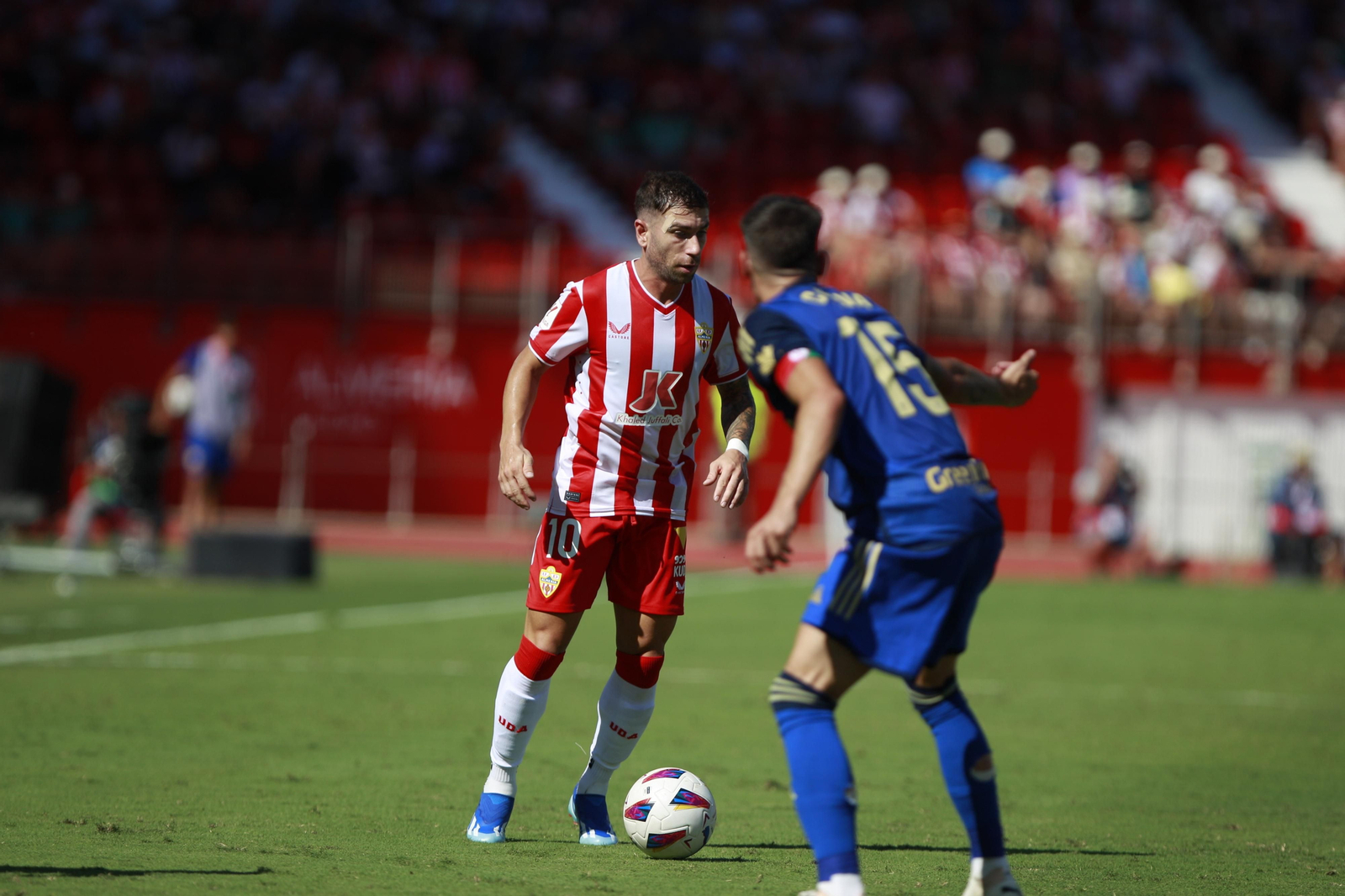 Imágenes del empate a 3 de la U.D. Almería y el Granada C.F.