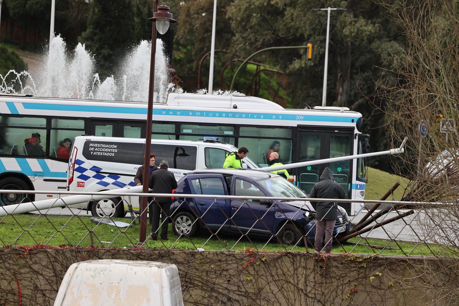 La borrasca Joseph a su paso por la ciudad, en fotografías