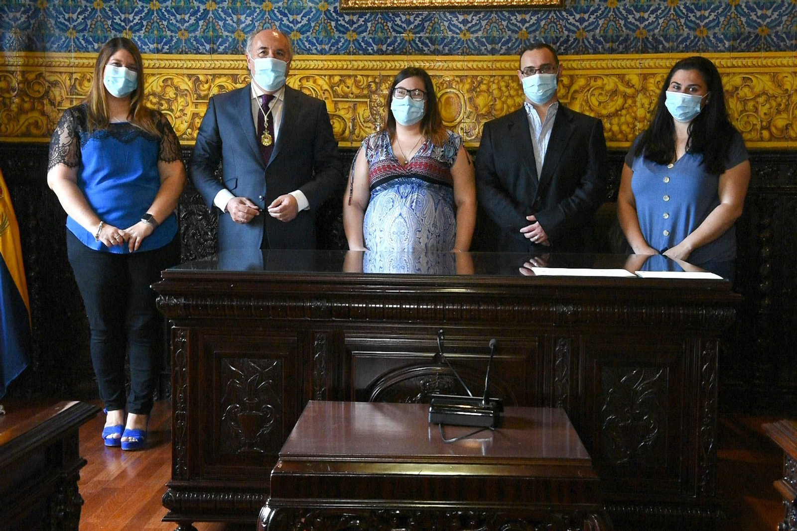 Primera boda celebrada en el Ayuntamiento de Algeciras desde que se decretó el estado de alarma