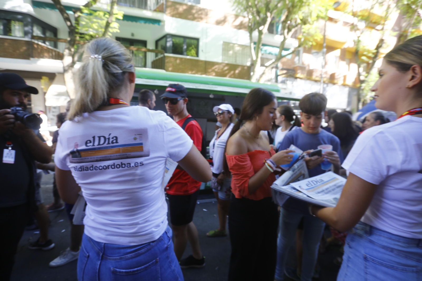 El ambiente en Montilla tras la llegada de La Vuelta, en imágenes