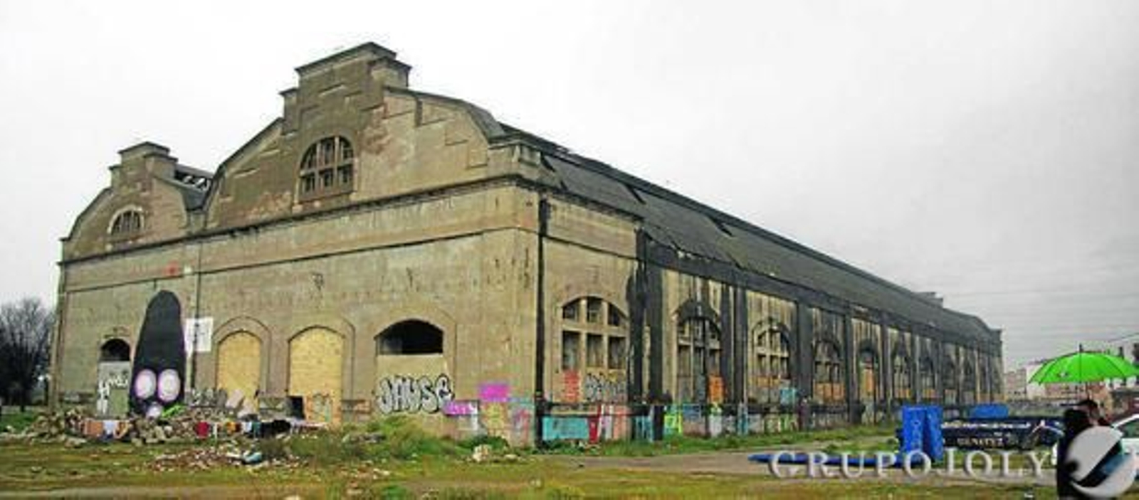 Naves de Renfe en San Jerónimo.

Foto: Diario de Sevilla