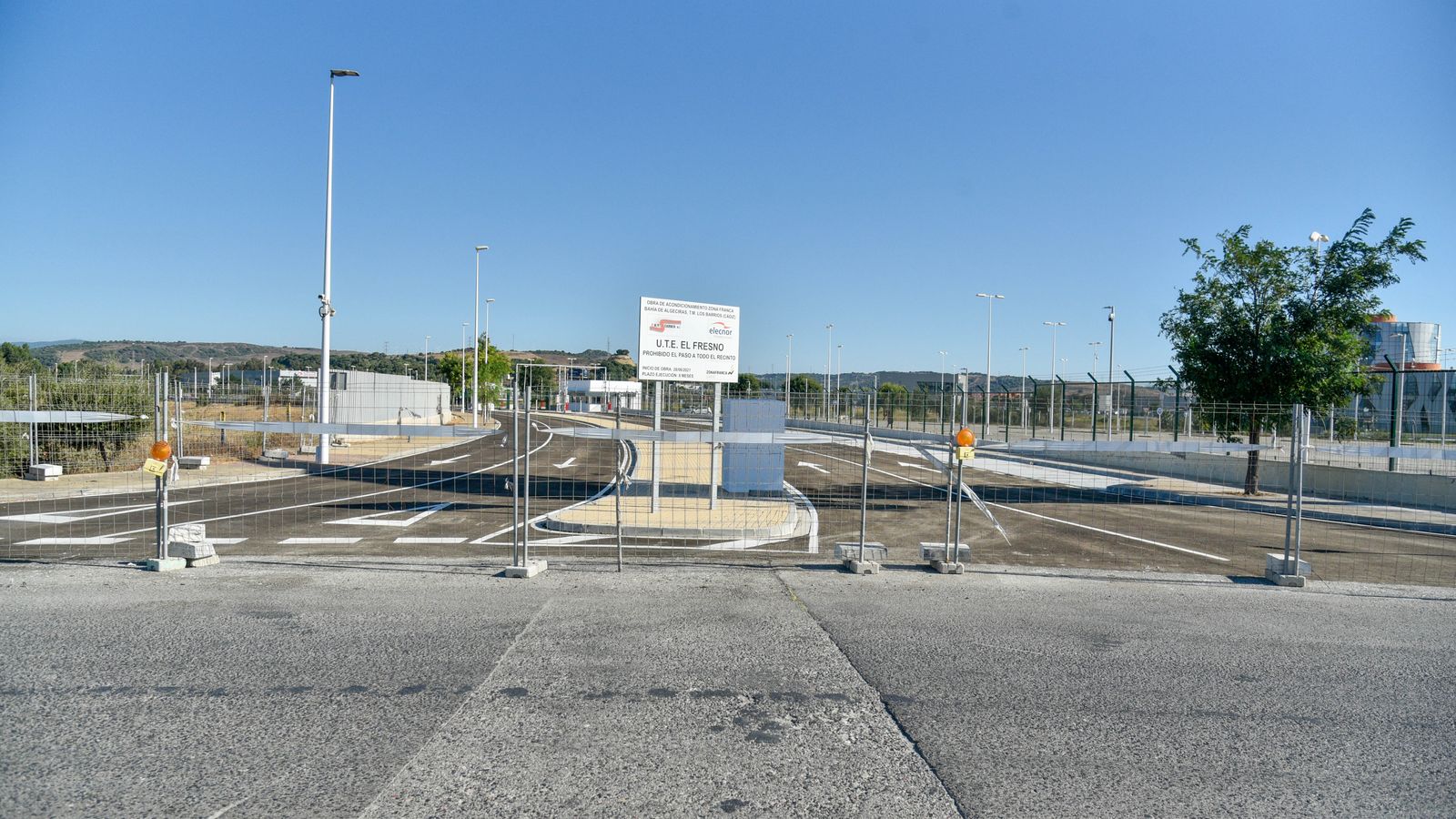 Uno de los accesos al Recinto Fiscal Bahía de Algeciras.