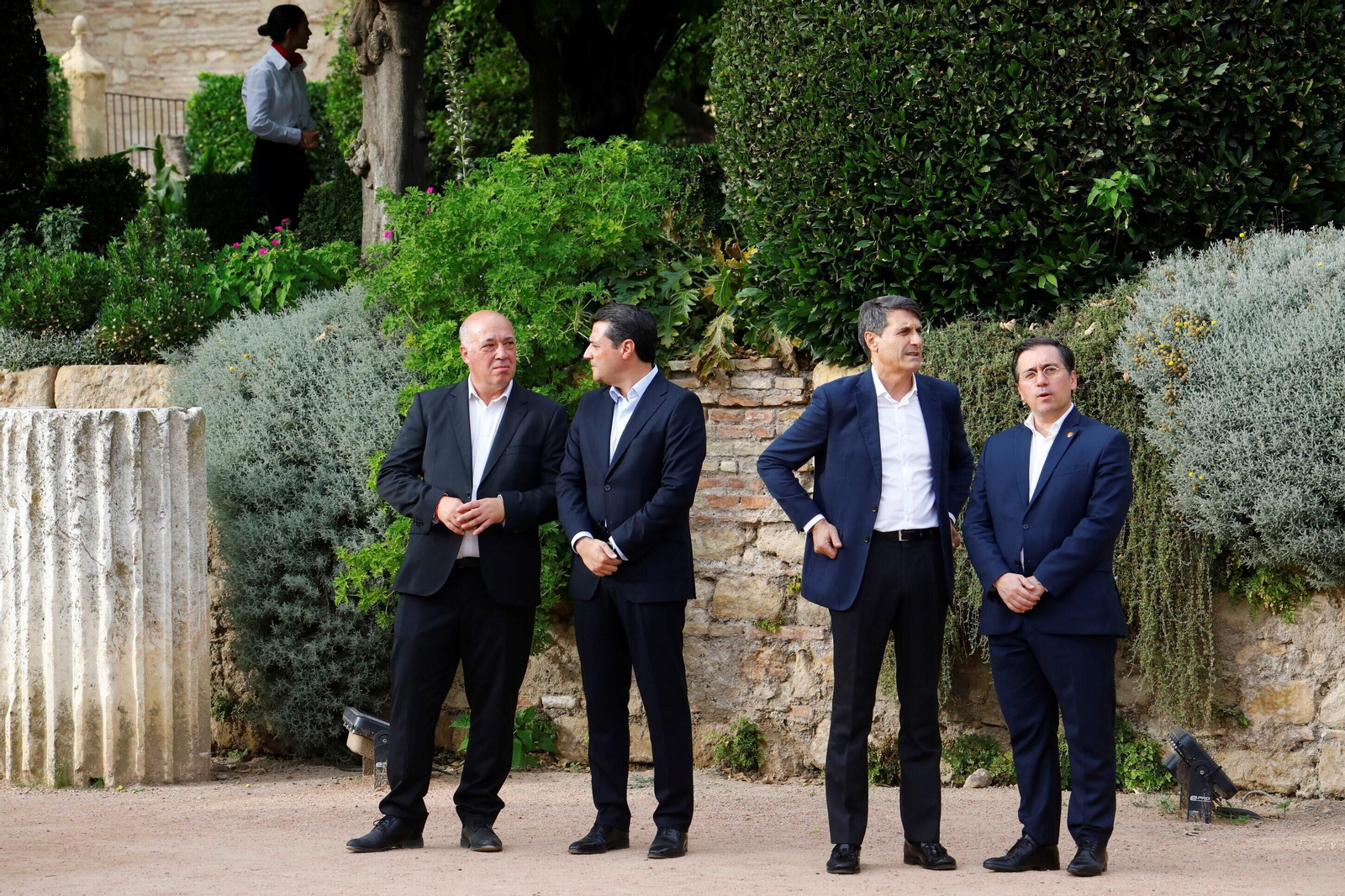 Los reyes Felipe VI y Abdalá II, en el Alcázar de los Reyes Cristianos de Córdoba