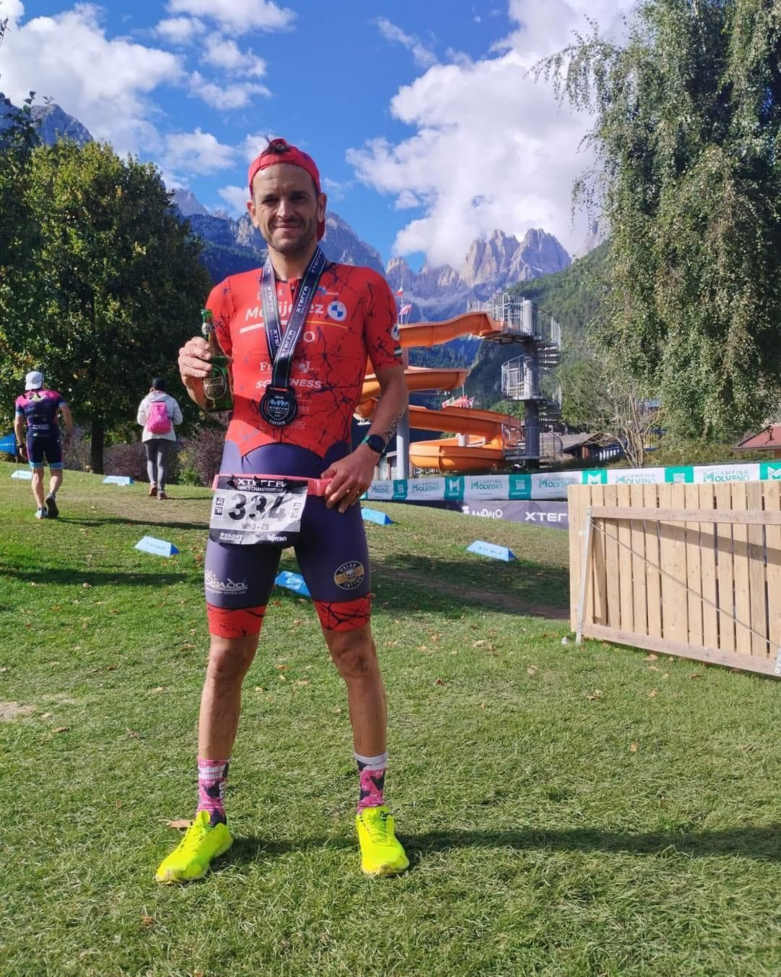 Francisco Javier Macías 'Nino', tras completar su participación en Italia.