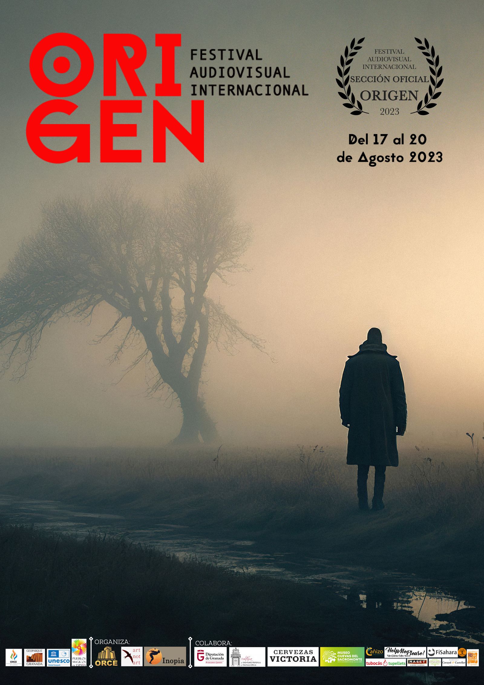 Cartel del Festival Audiovisual Internacional Origen.