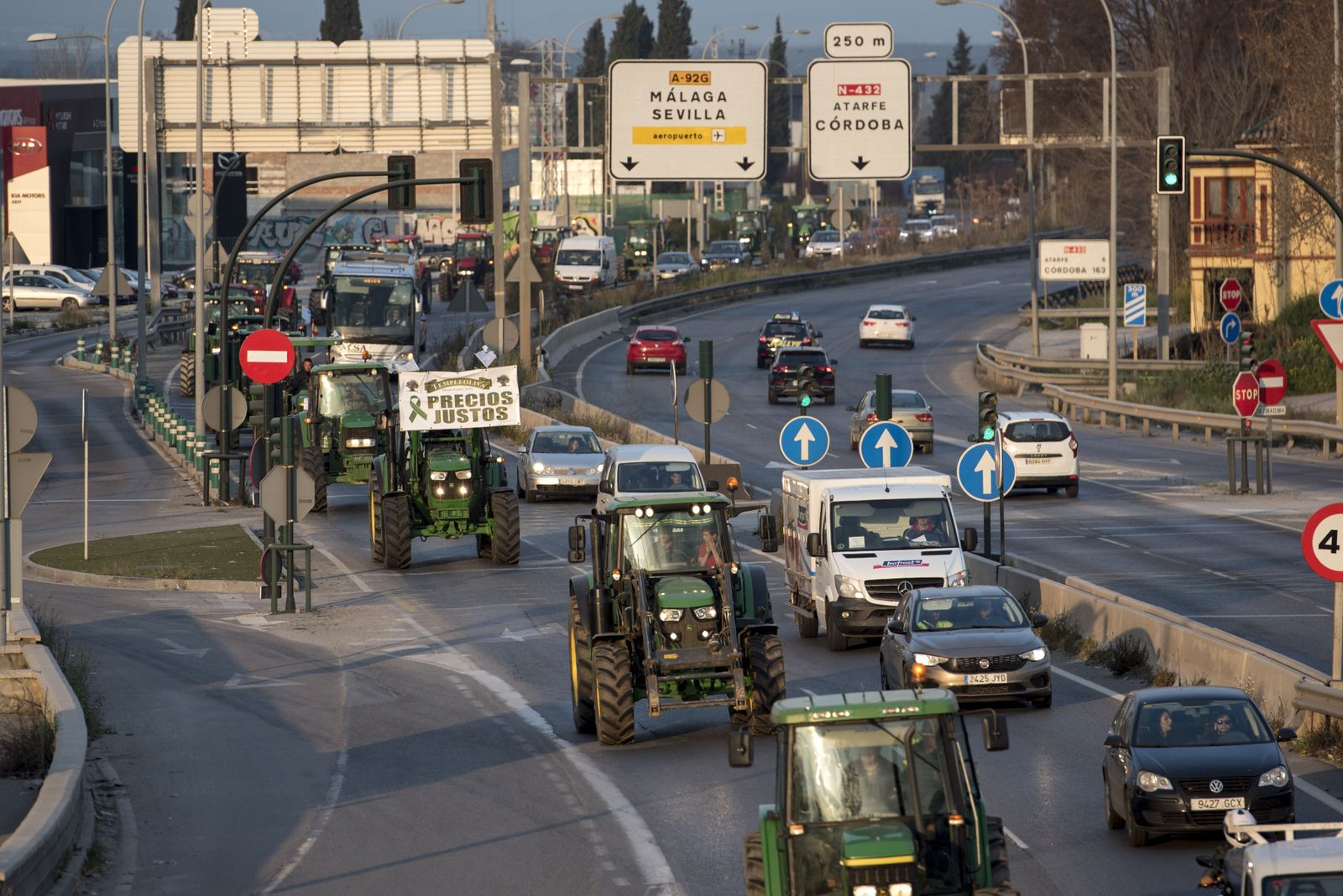 Curiosidades: las mejores fotos de la manifestación del campo en Granada