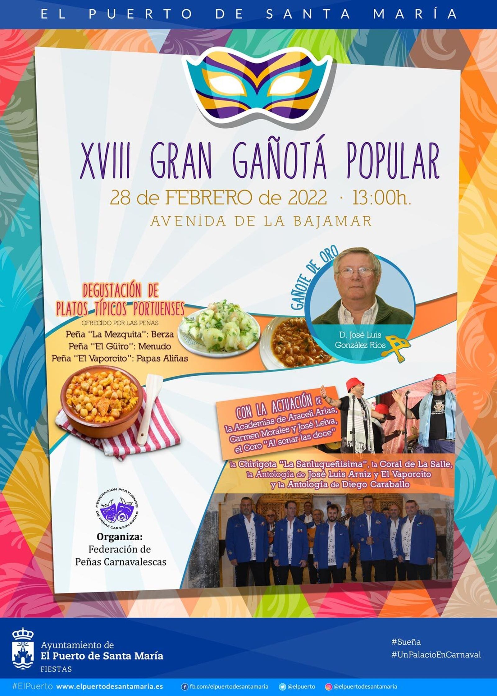 El cartel anunciador de la convocatoria gastronómica y festiva.
