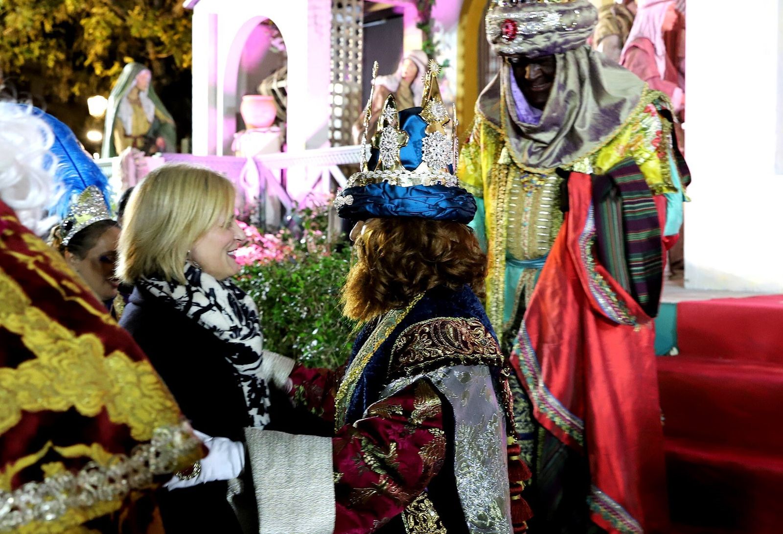 Adoración de los Reyes Magos de Jerez en el Belén Monumental