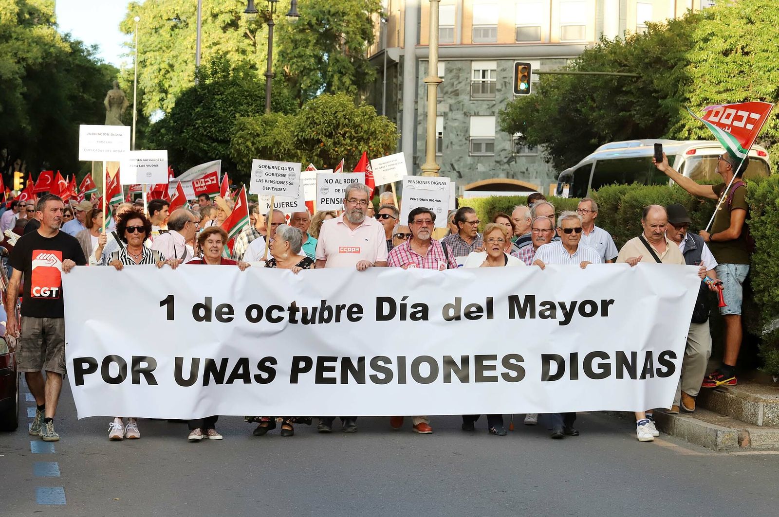 Imágenes de la manifestación "Por unas pensiones dignas"