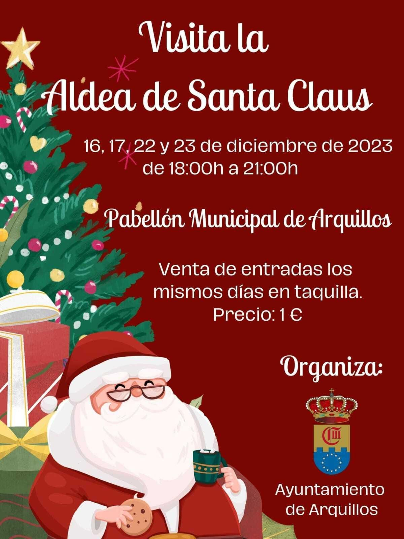 La casa de Papá Noel te espera este fin de semana en Arquillos.