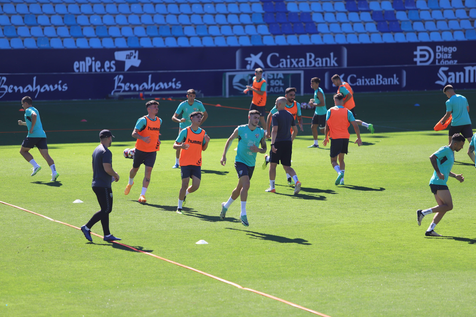 Las fotos del último entrenamiento del Málaga de la temporada