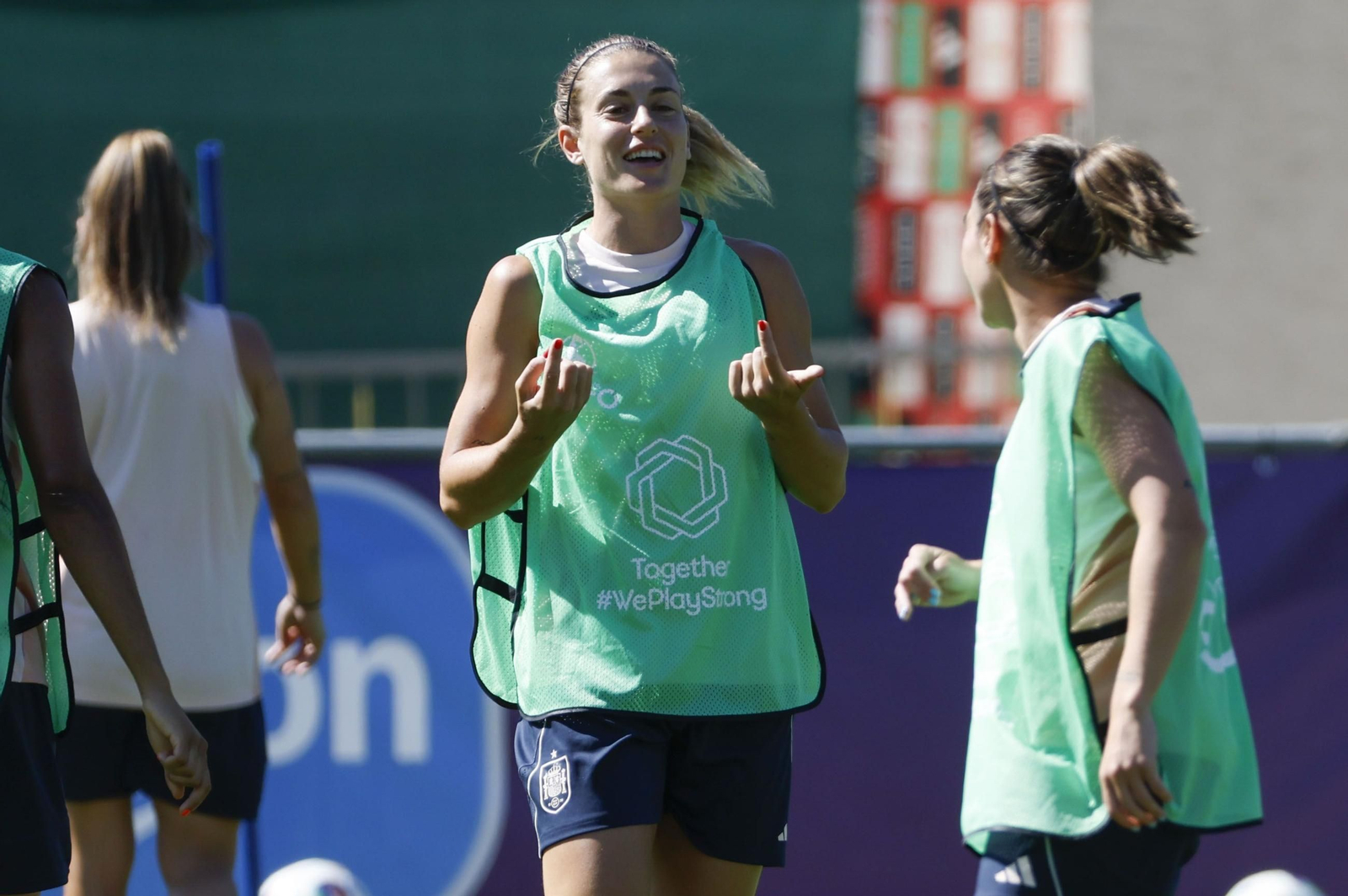 Las fotos de España antes de enfrentarse a Suiza en la Eurocopa femenina