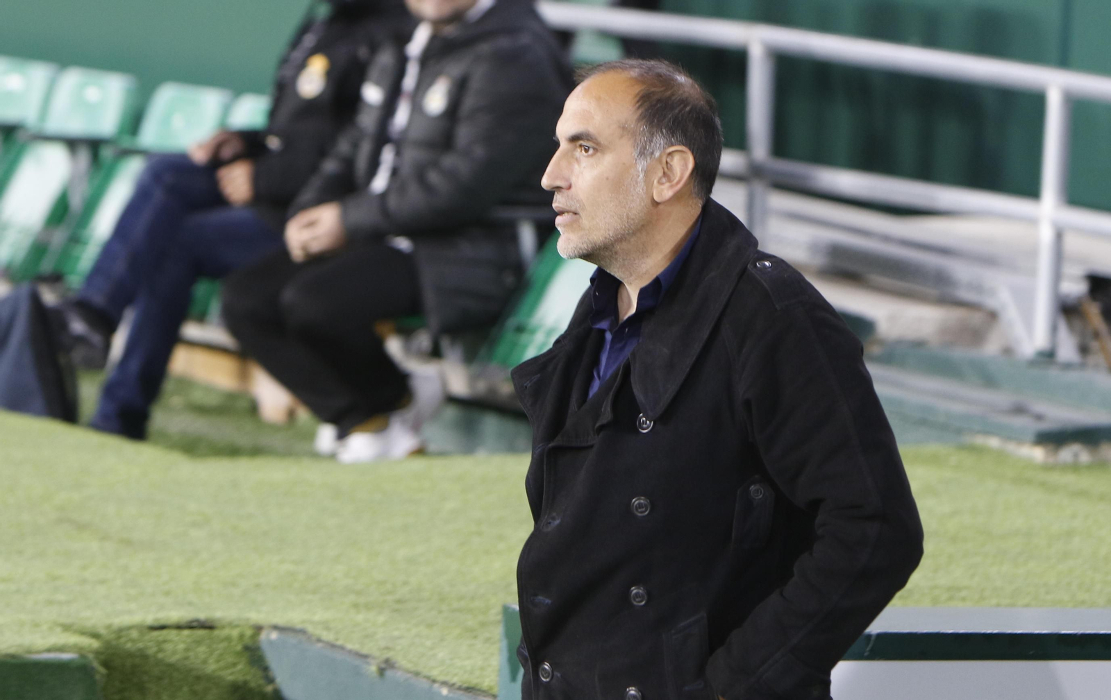 Romerito, en el Villamarín ante el Betis Deportivo.