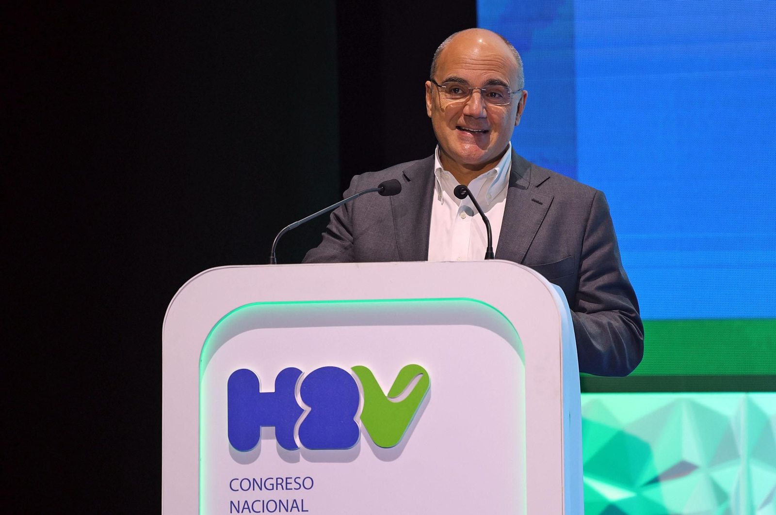 Imágenes de la inauguración del II Congreso Nacional de Hidrógeno Verde celebrado en Huelva