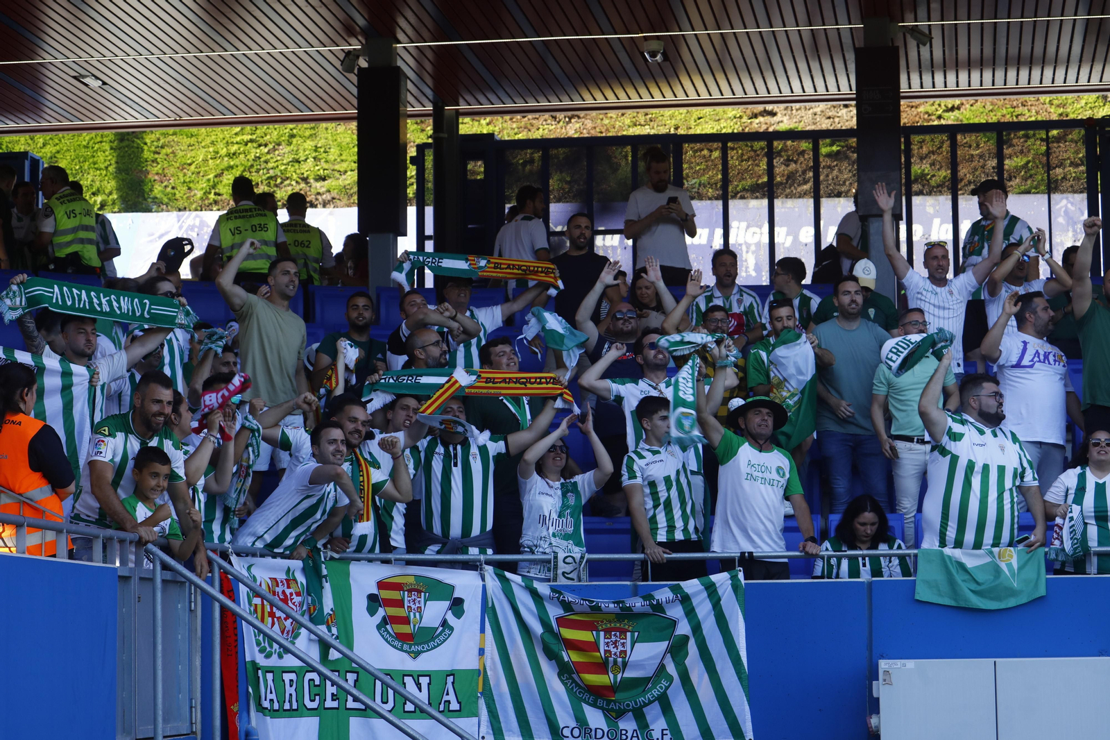 Así vivió la afición del Córdoba CF el partido ante el Barcelona Atlètic en el Estadio Johan Cruyff