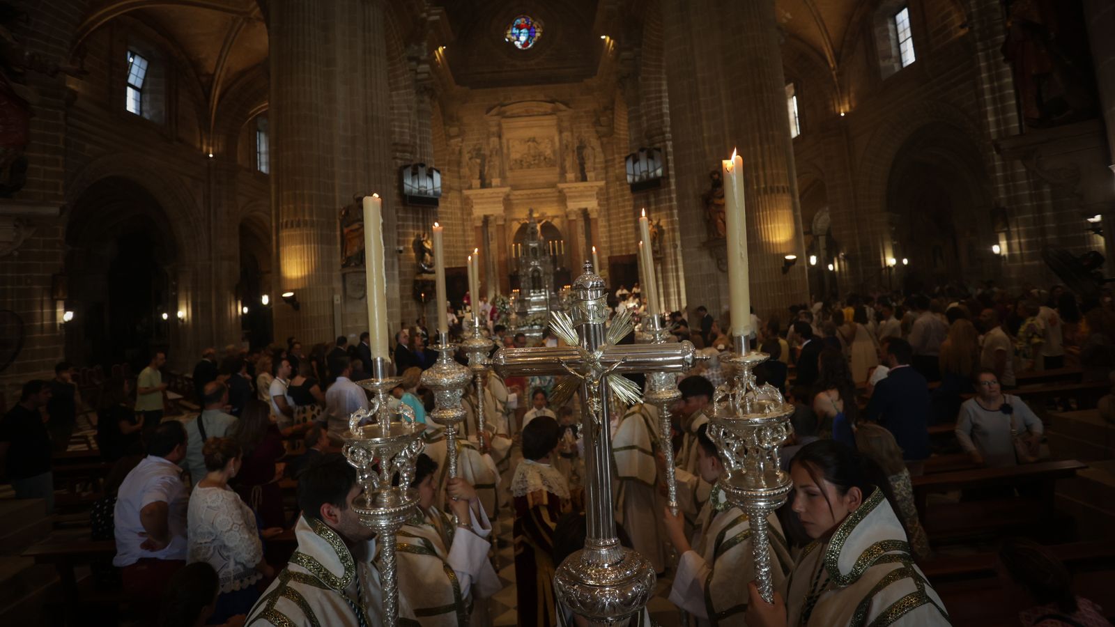 Imágenes de la procesión del Corpus en Jerez