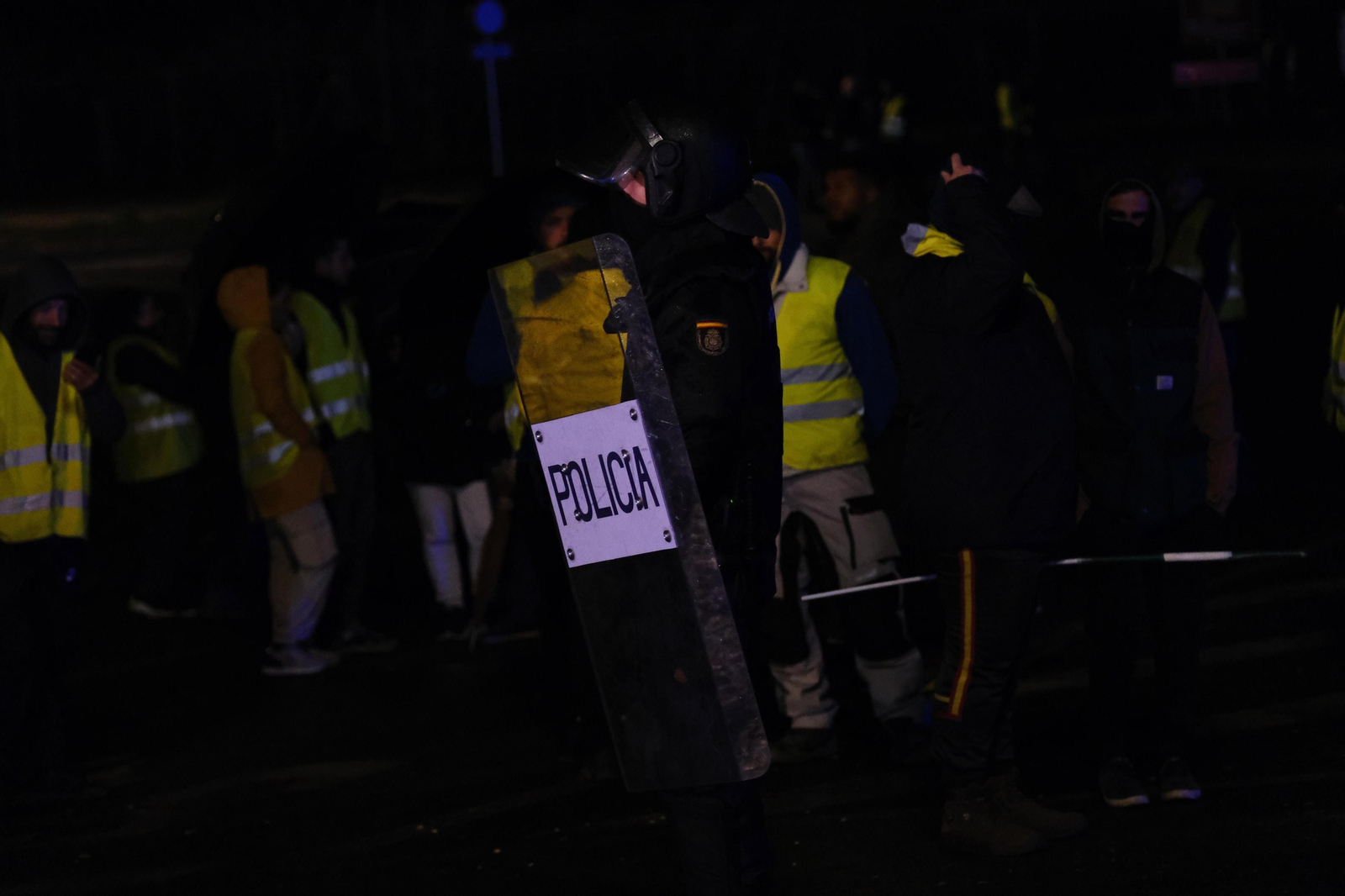 La jornada de protesta de los agricultores en Antequera, en fotos