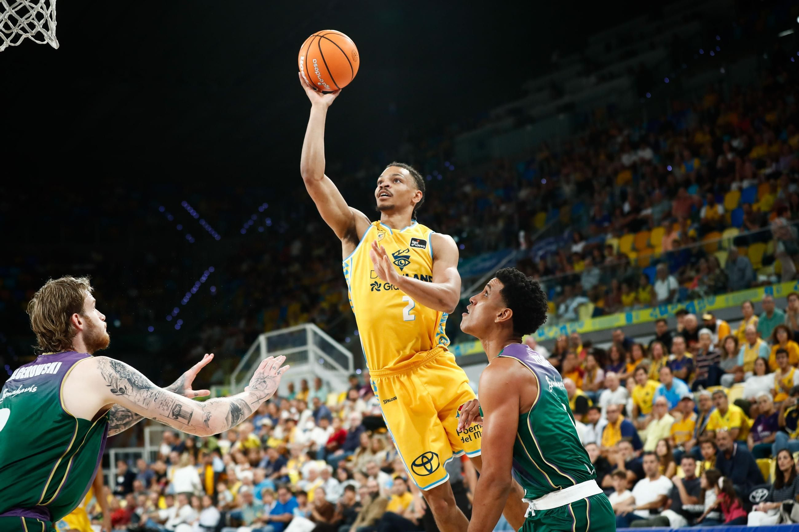 El Gran Canaria-Unicaja, en fotos