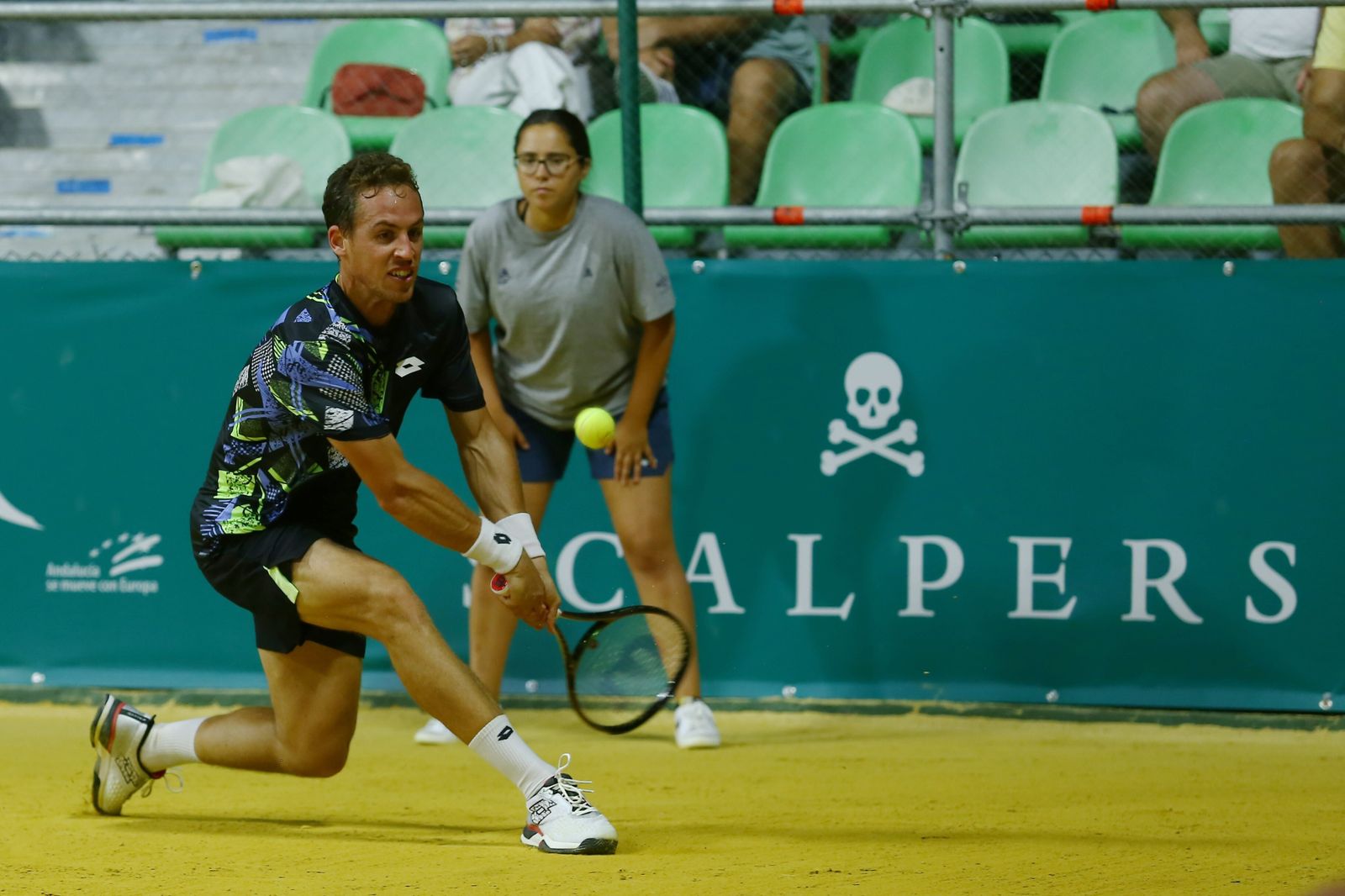 Roberto Carballés, en un partido en Sevilla