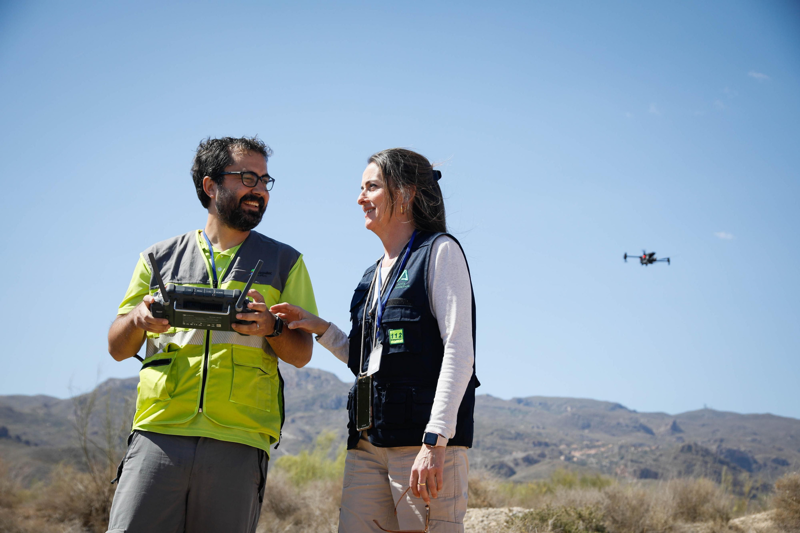Así se ha vivido el simulacro de incendio forestal en Turre