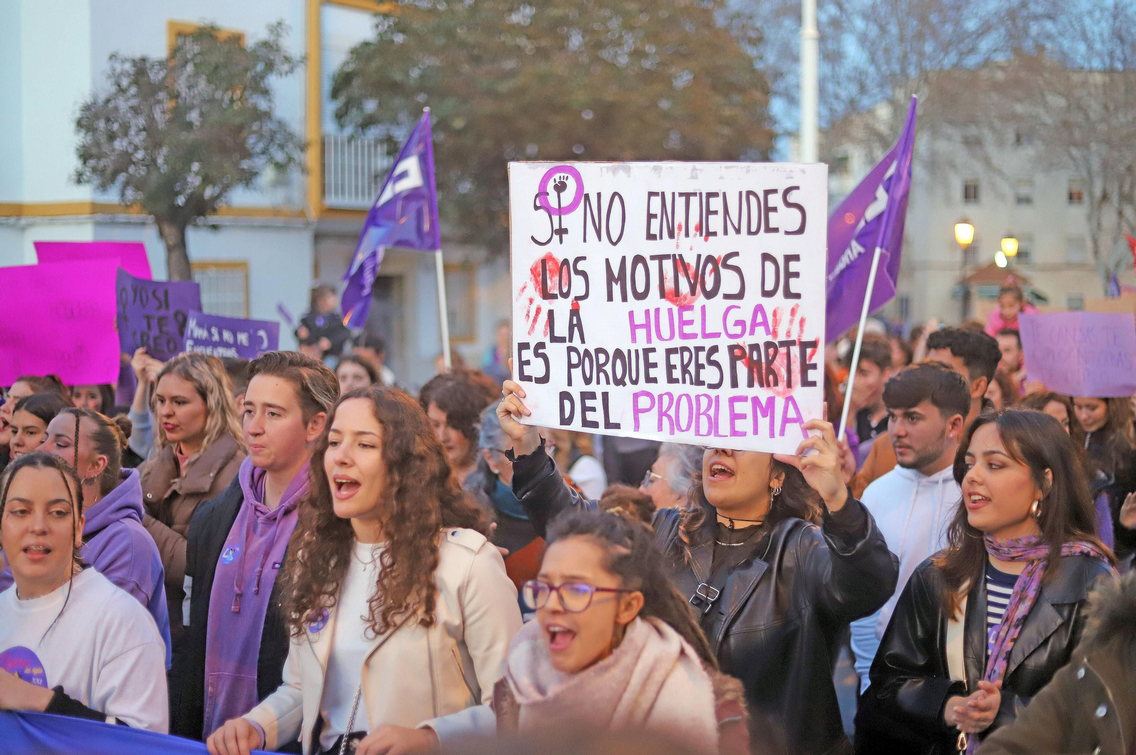 Imágenes de la manifestación del 8 de marzo, Día Internacional de la Mujer