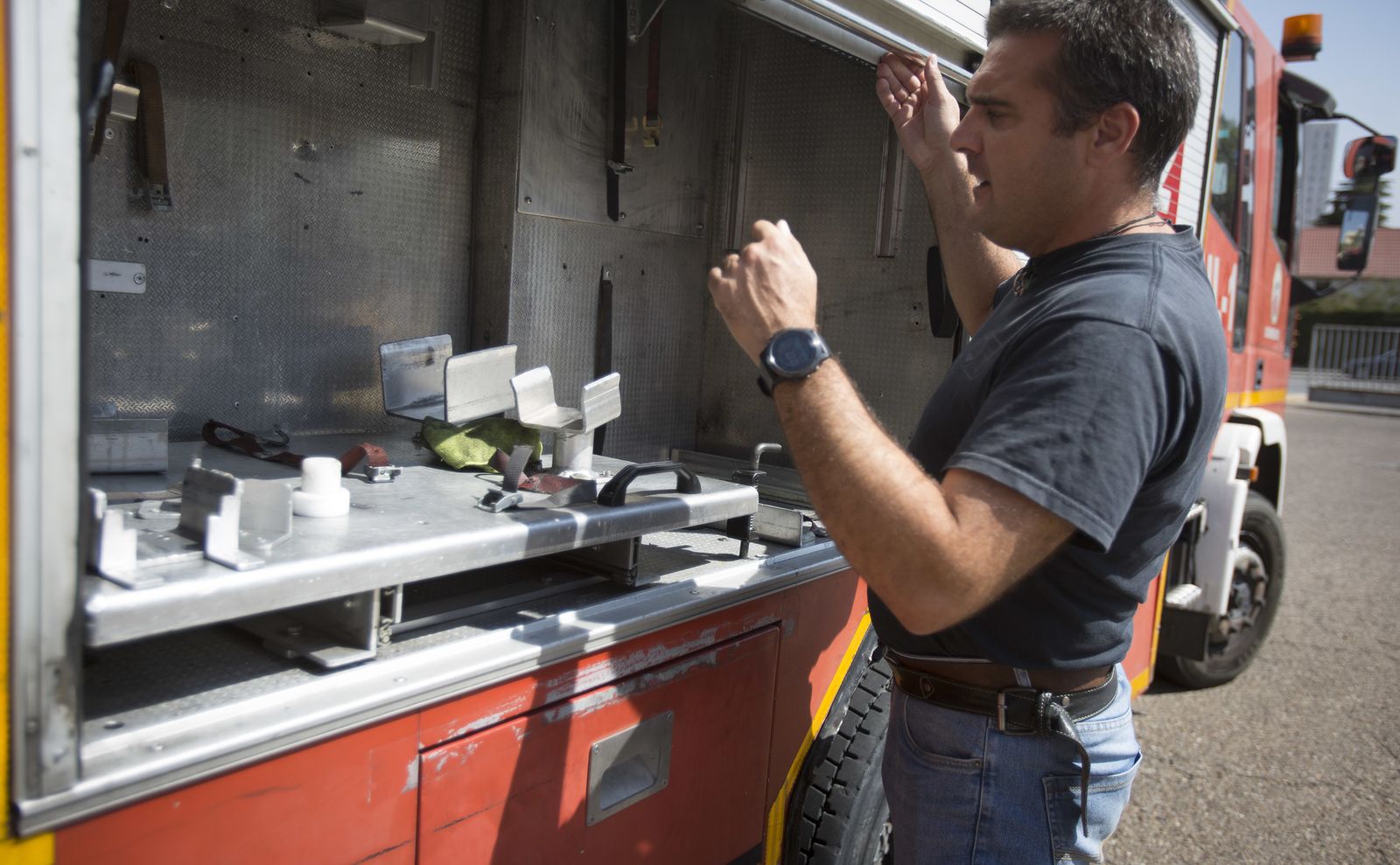 Las imágenes del Parque de Bomberos de Mairena del Aljarafe