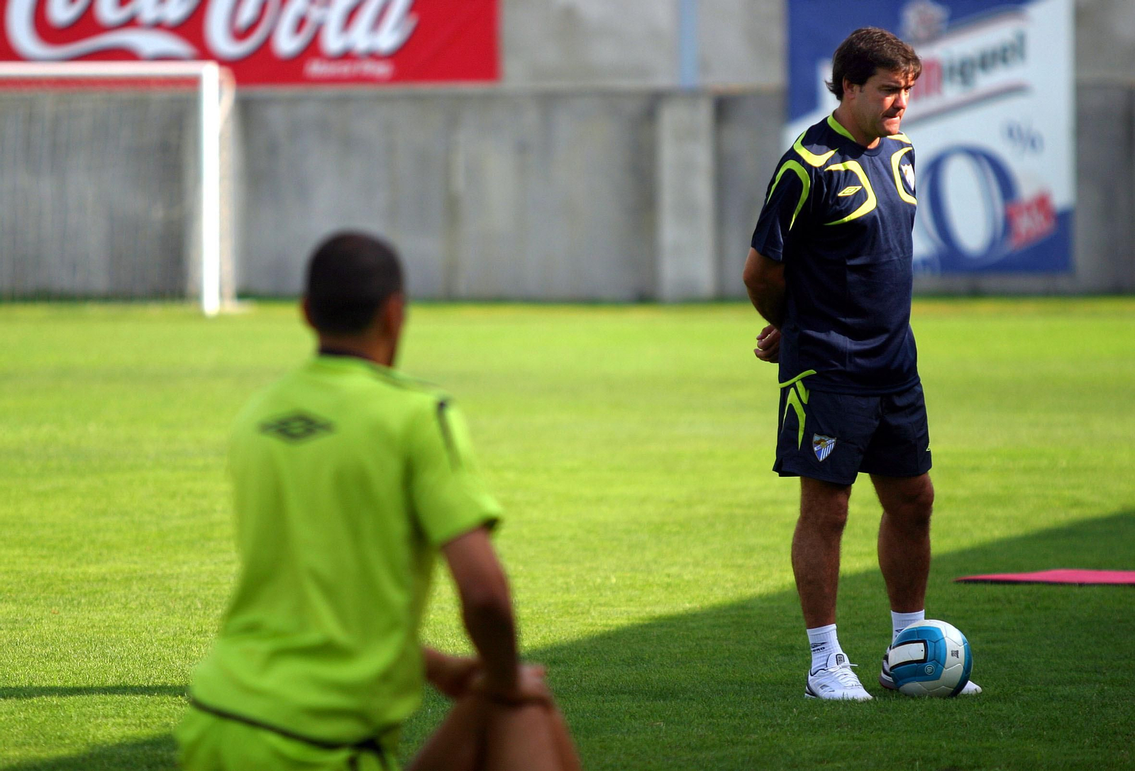 El paso de Marcos Alonso por el Málaga CF, en fotos